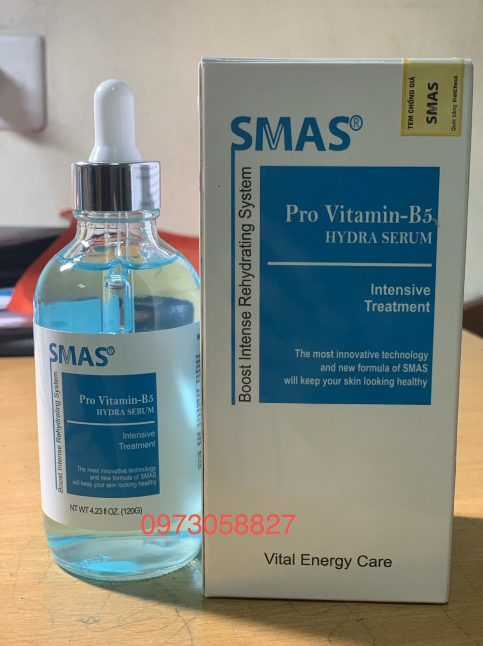 Tinh Chất Phục Hồi Và Cấp Ẩm Smas Pro Vitamin B5 Hydra Serum