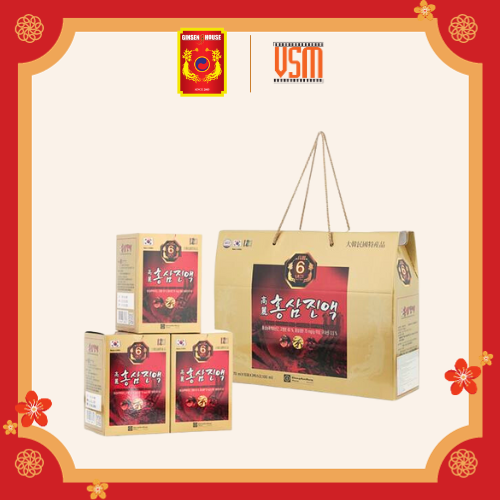 Nước Chiết Xuất Hồng Sâm Hàn Quốc 6 Năm Tuổi Ginseng House - Chong Kun Dang - Hộp 30 gói x 70ml