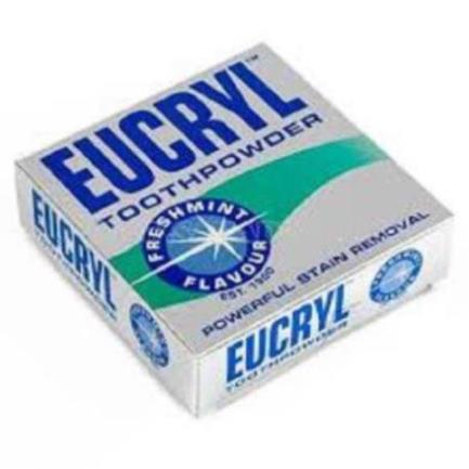 Bột tẩy trắng răng Eucryl Freshmint Flavor 50g của Anh