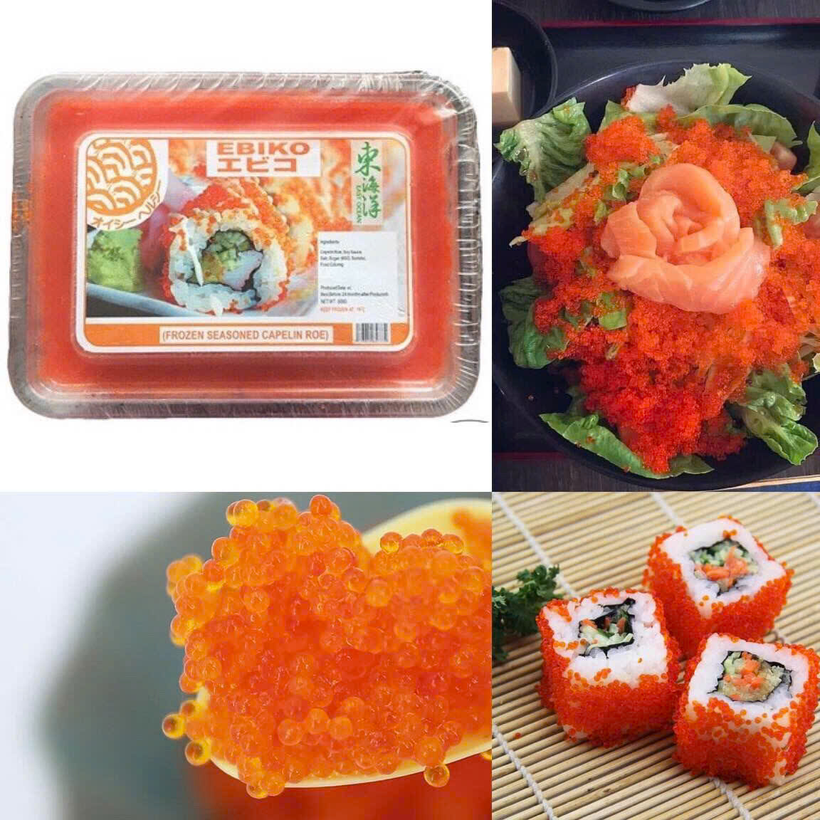 Ebiko trứng tôm - Hộp 500g (giao hỏa tốc hcm)