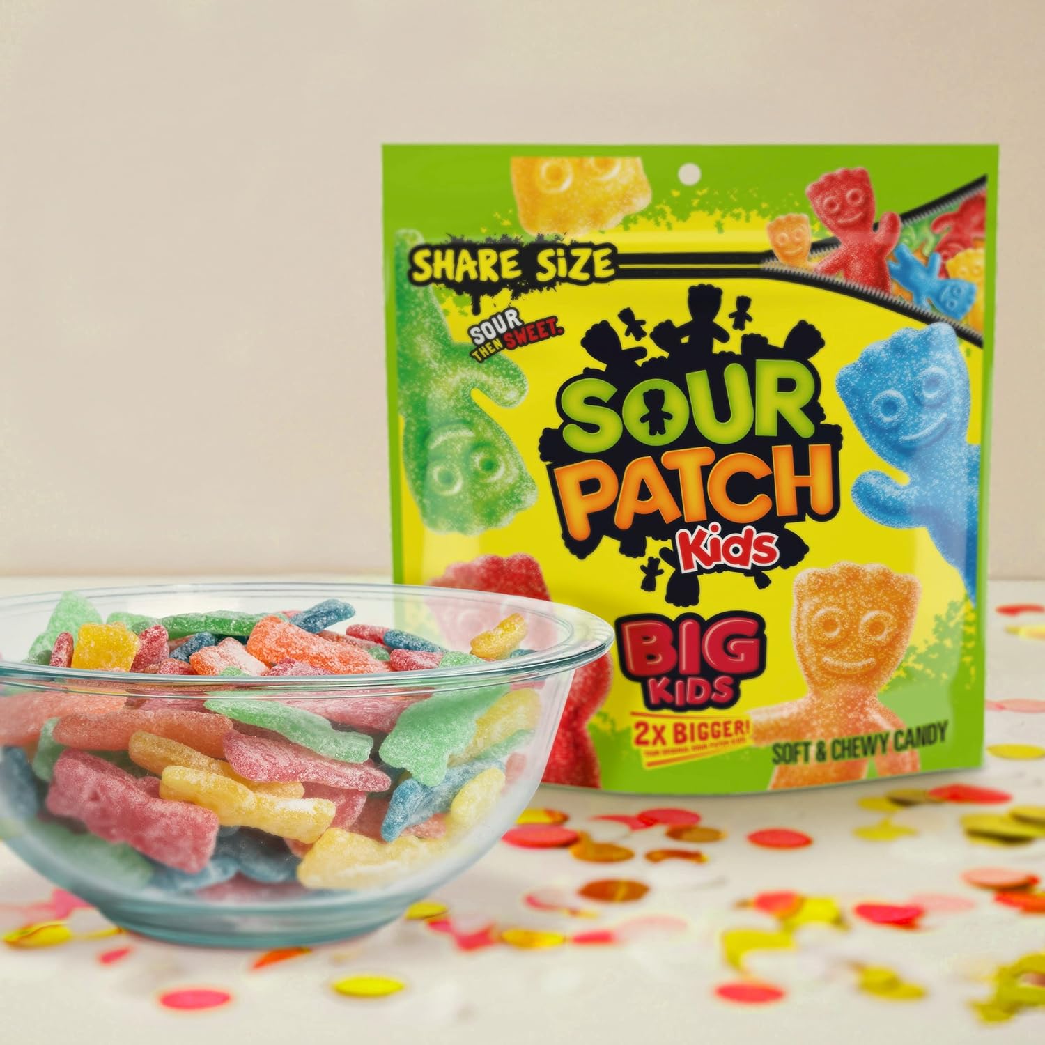 [HCM]Kẹo dẻo Big Sour Patch Kids gói siêu to - 340gram