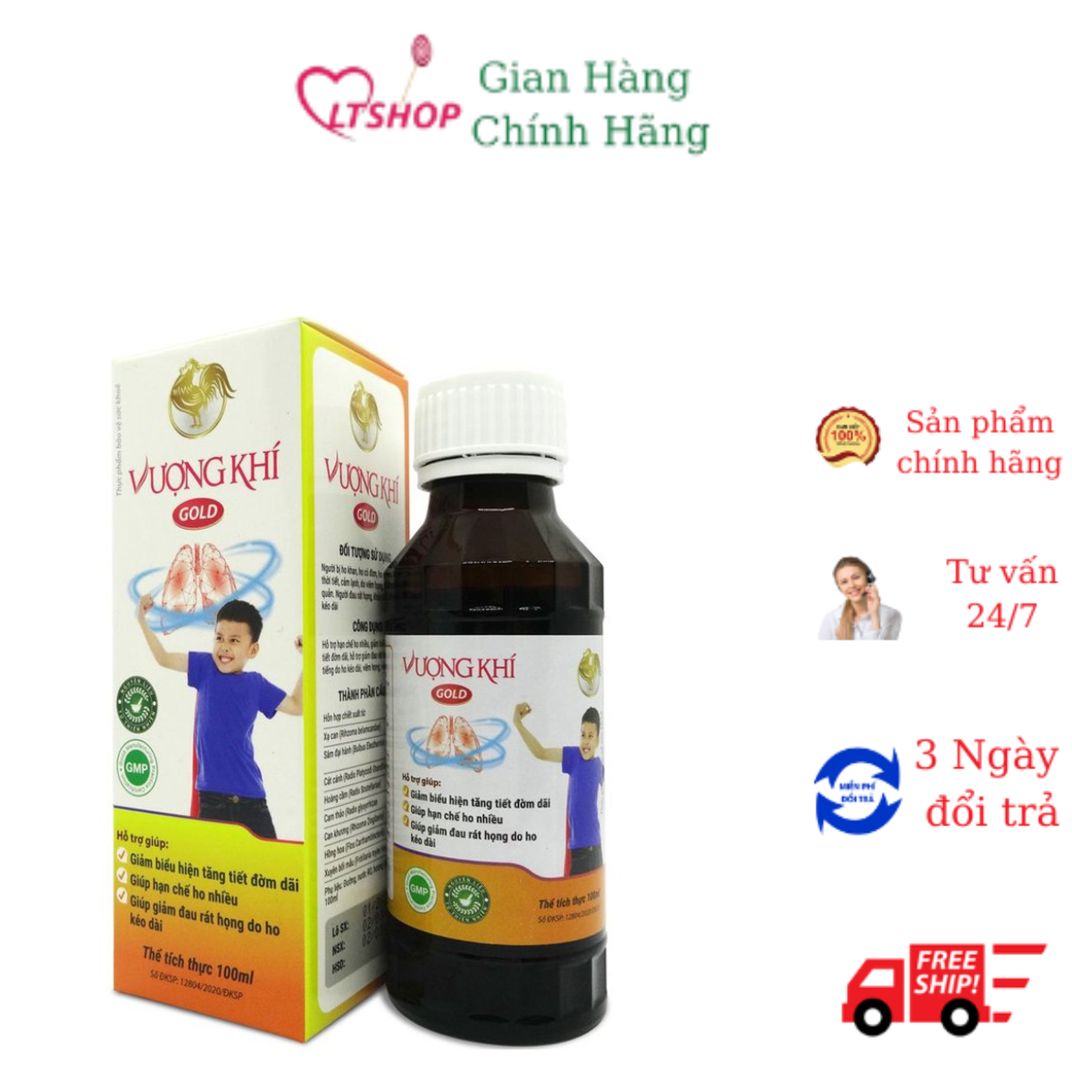 Cao lỏng vượng khí siro ho giúp bé hết ho viêm họng viêm phổi sổ mũi tiêu đờm tăng đề kháng- LTshopp