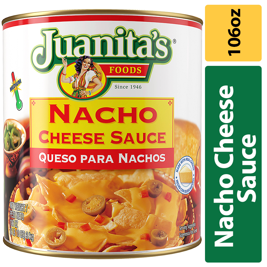 Phô Mai Juanita's Nacho Cheese Sauce 3kg/ Sốt Phô Mai Chấm Juanita's Casa Fiesta - Nhập Khẩu USA Chính Hãng Thơm Ngon 1