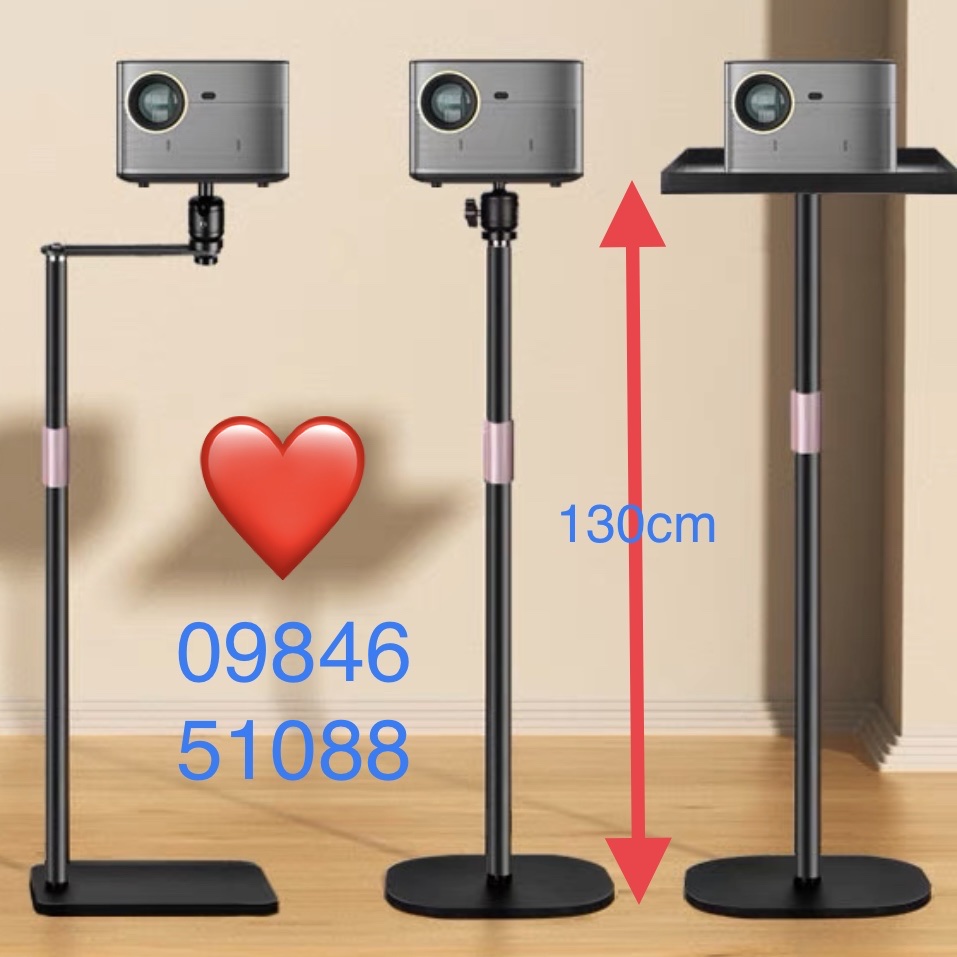 Giá Đỡ Máy Chiếu, Chân Máy Chiếu Xgimi, Beecube, Wanbo, Aun, Dangbei, BenQ, Epson...Giá đỡ điện thoại, ipad Chất liệu: Carbon thép + ABS. ốc 6mm thiết