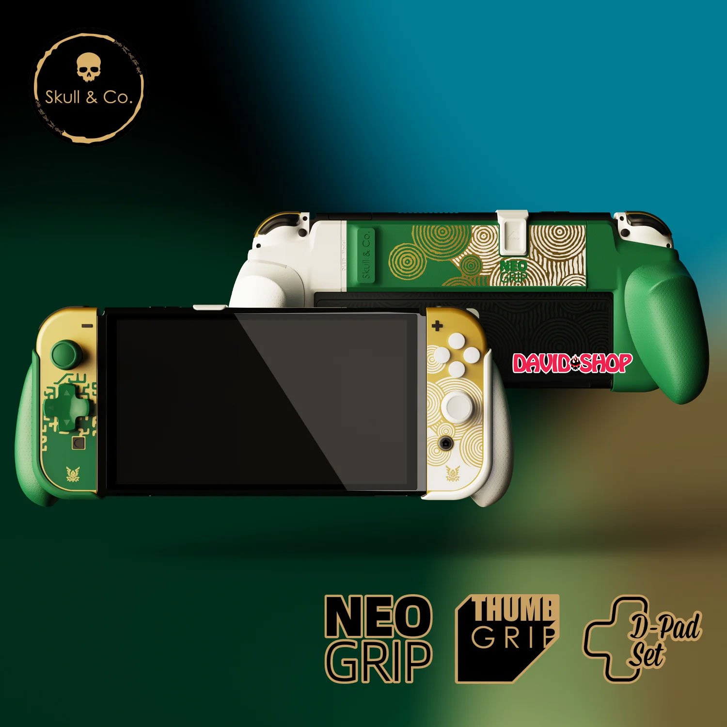 Skull & Co. - Ốp NeoGrip giới hạn The Legend of Zelda: Tears of The Kingdom cho Nintendo Switch OLED, V1, V2
