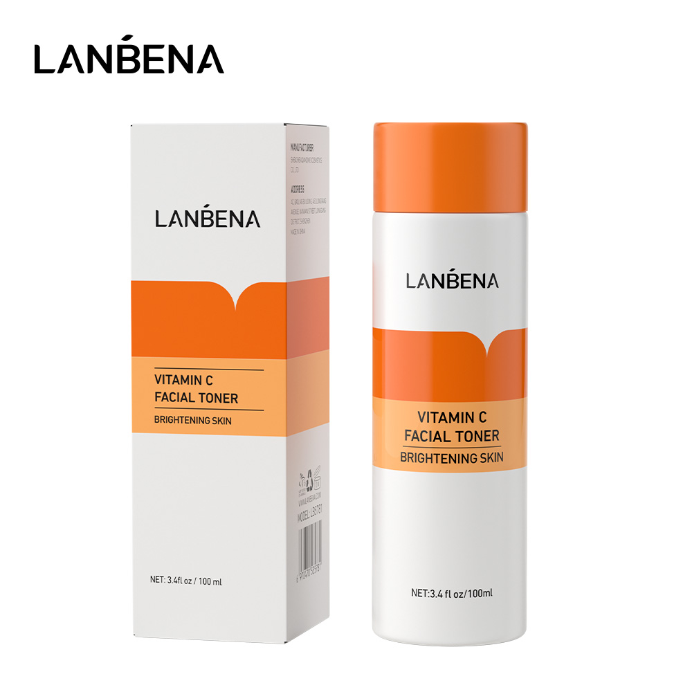 LANBENA Vitamin C Toner Làm sáng và làm trắng da Dưỡng ẩm da mặt Trẻ hóa làn da rạng rỡ Da phục hồi sâu 100ml