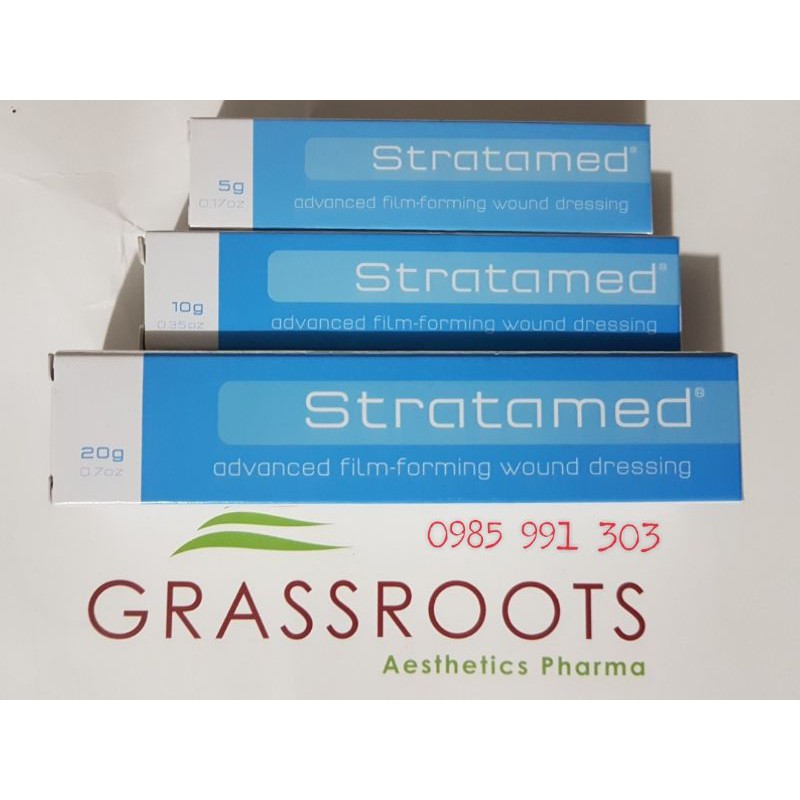 Stratamed 5g 10g 20g – Gel ngăn ngừa hình thành sẹo của Thụy Sỹ - Gel đầu tiên dùng được cho vết thương hở