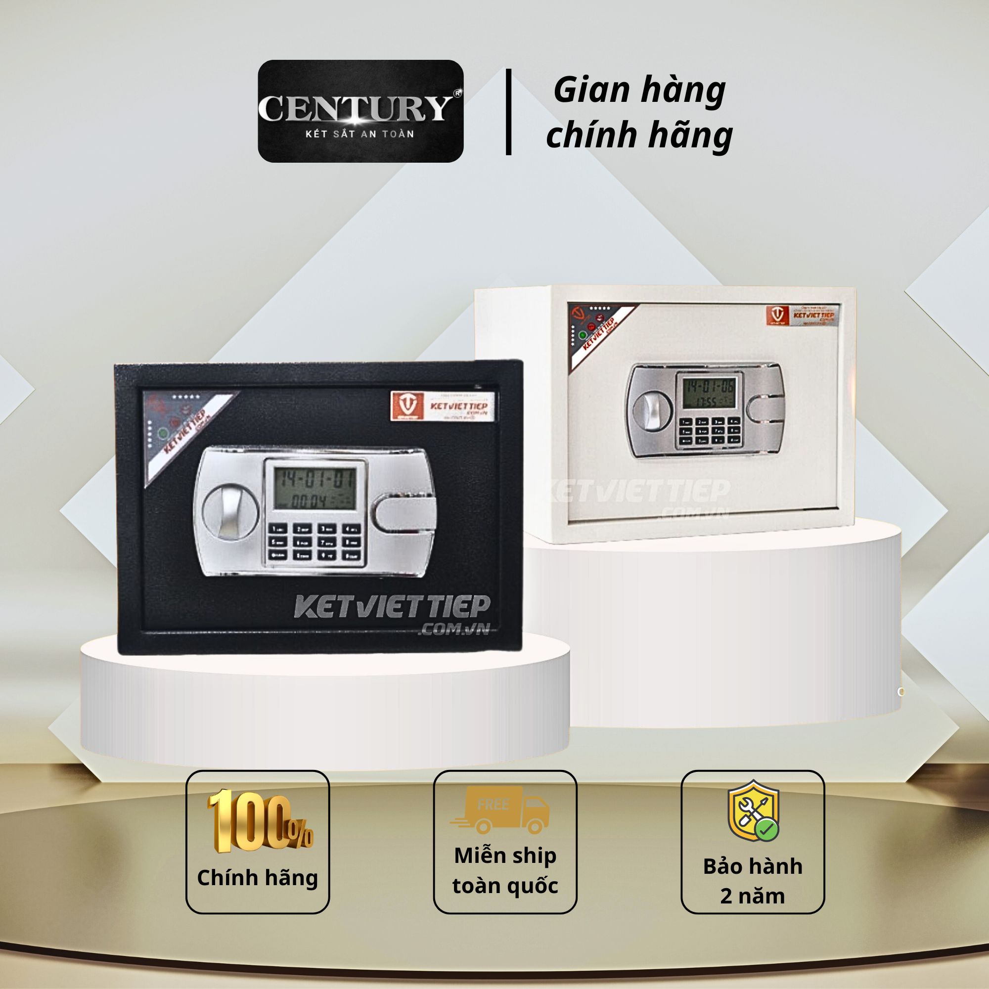 Két sắt mini Việt Tiệp KKS86 két sắt mini thông minh khóa điện tử đựng tiền khách sạn BẢO HÀNH 2 NĂM Miễn phí ship toàn quốc