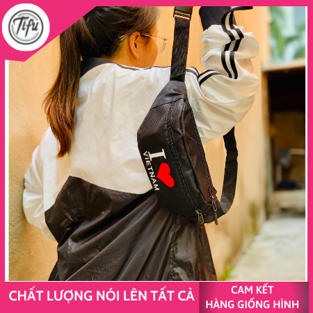 [HCM]Túi đeo chéo nữ hàn quốc cao cấp TF 89- Túi bao tử nữ TF89