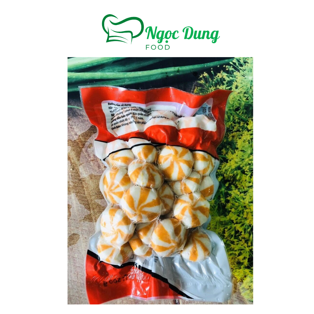 450g bánh bao thả lẩu nhân trứng cá (giao 4h tphcm)