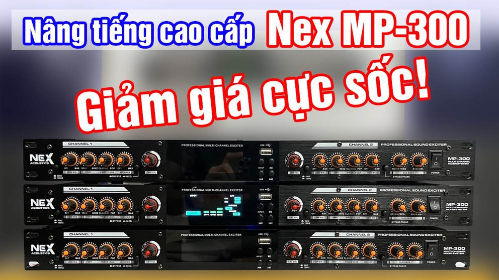 ( GIẢM GIÁ SIÊU RẺ ] Máy Nâng Tiếng NEX X12Plus + Nâng Tiếng NEX MP300 Bản Mới 2024, Máy Nâng Tiếng Hát Karaoke ,Nâng Nhạc Siêu Nét , Nâng Tiếng Bass Treble Trở Lên Sống Động Mạnh Mẽ, Tiếng Mic Hát Nhẹ, Rõ Hơn ,Thỏa Mãn Khi Nghe Nhạc,Ca Hát Cổng Sub Riêng