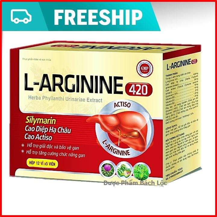 Viên uống bổ gan L- Arginine 420- bảo vệ và giải độc gan, tăng cường chức năng gan