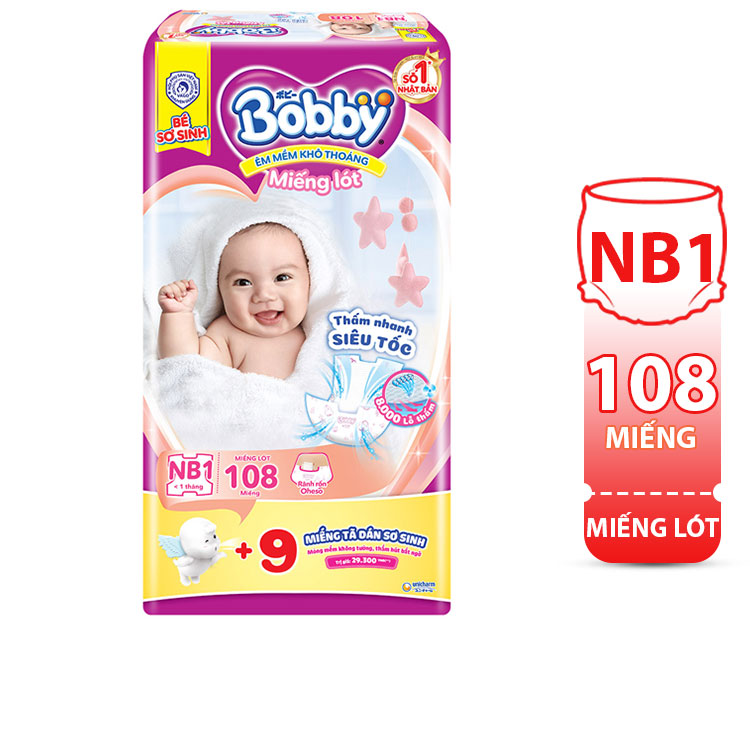 -miếng lót sơ sinh newborn 1 - 108 miếng