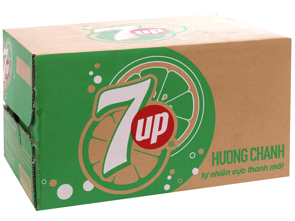 Thùng 24 Chai Nước Ngọt 7 Up 390ml