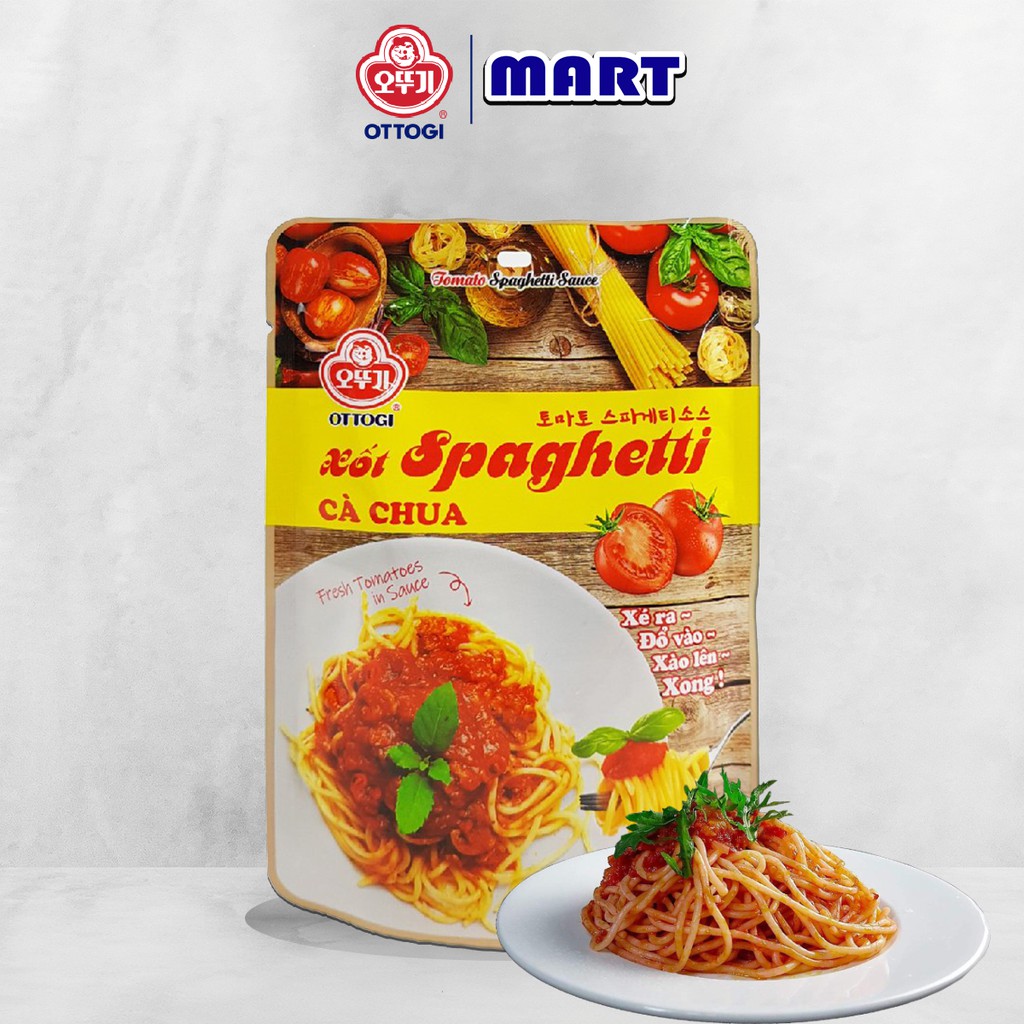 - Xốt mì Spaghetti vị cà chua và ớt Ottogi gói 110g
