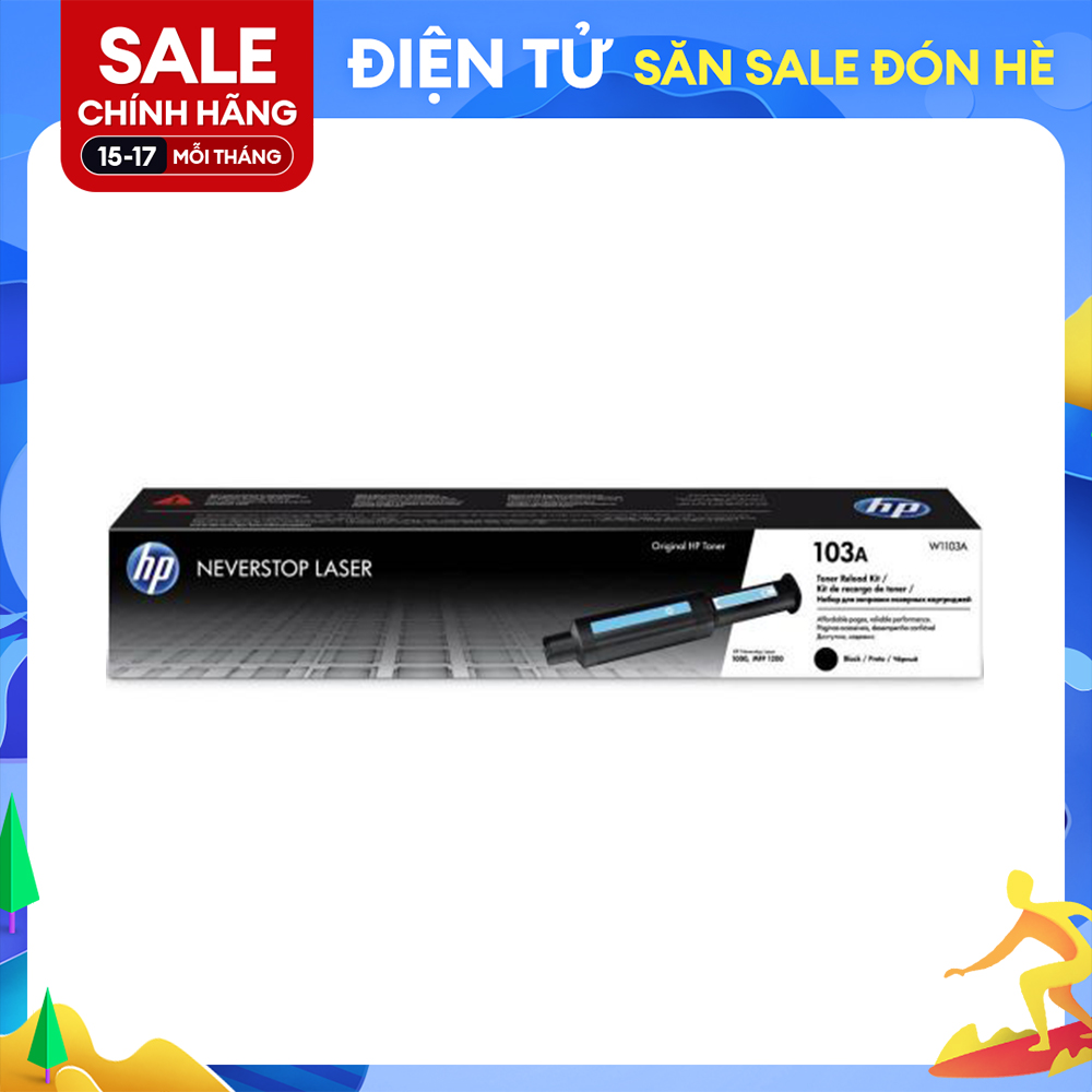 Mực hộp laser HP 103A Blk Neverstop Reload Kit W1103A