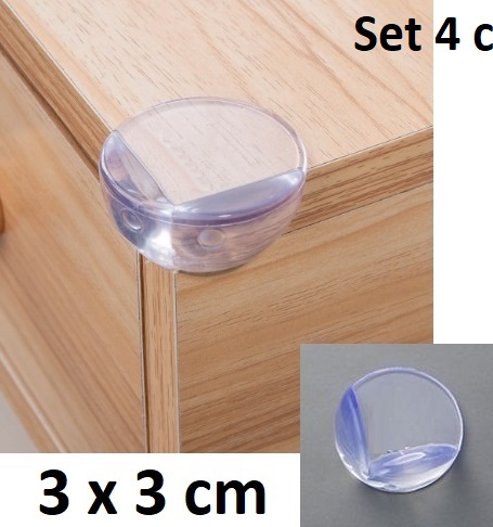 Set 4 Miếng bọc cạnh bàn silicon an toàn cho bé