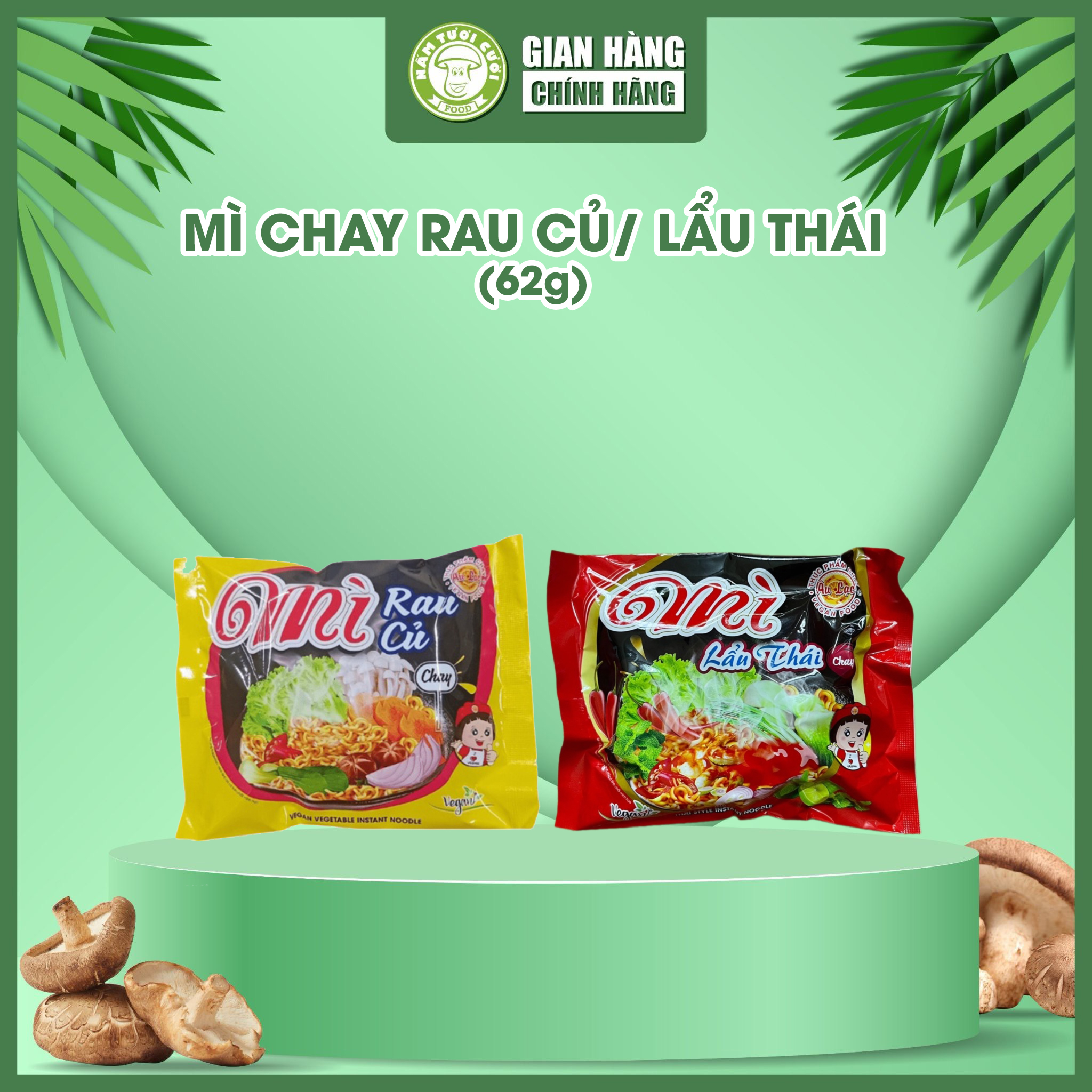 Mì lẩu thái chay âu lạc 62g