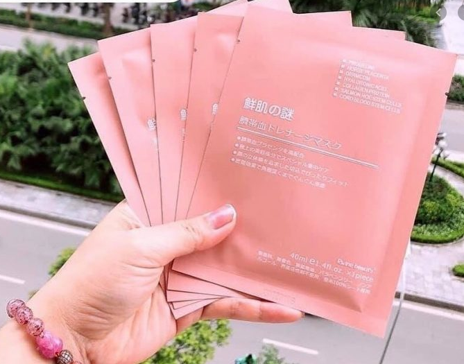 Mặt Nạ Nhau Thai Cừu Chính Hãng Nhật Bản [LẺ 1 MIẾNG]