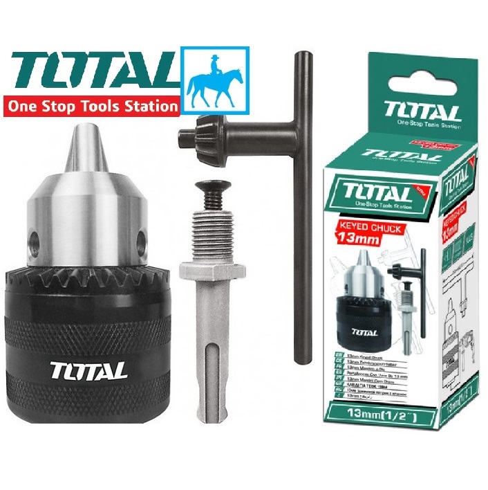 Đầu khoan kèm khớp nối 13mm keyed chuck total chính hãng tac451301.1
