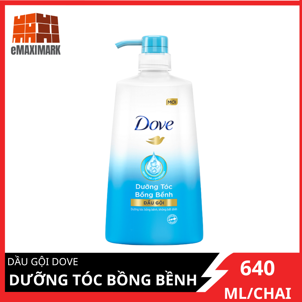 Dầu gội dove dưỡng tóc bồng bềnh 640ml