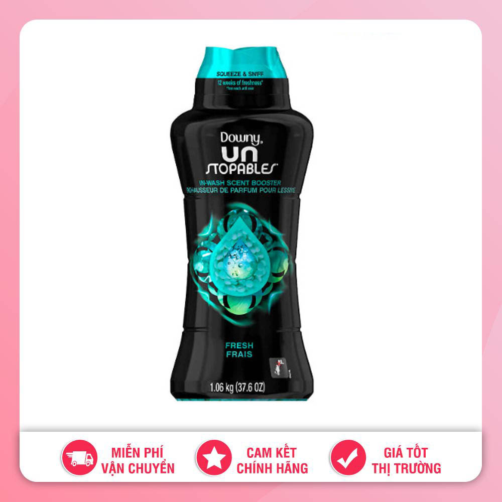 Hạt xả vải downy unstopables in-wash scent booster beads fresh mỹ giữ hương lâu 1.06kg