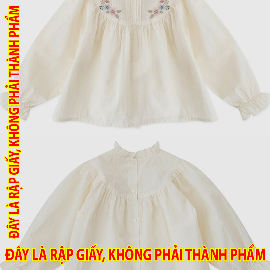 Rập giấy kr074 - sơmi eloise