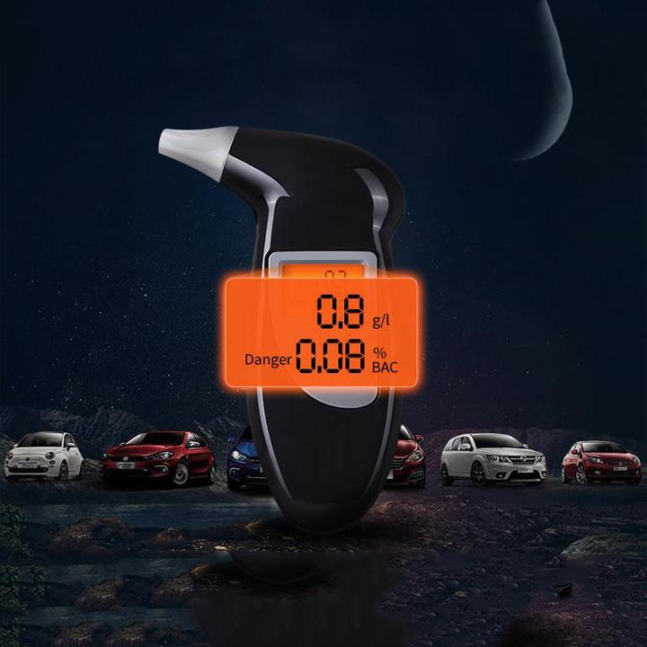 Máy thổi đo nồng độ cồn trong hơi thở có màn hình lcd siêu nét hiển thị - OT0030