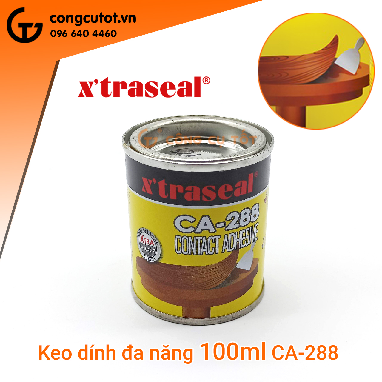 Keo dán đa năng x'traseal ca-288 malaysia 100ml