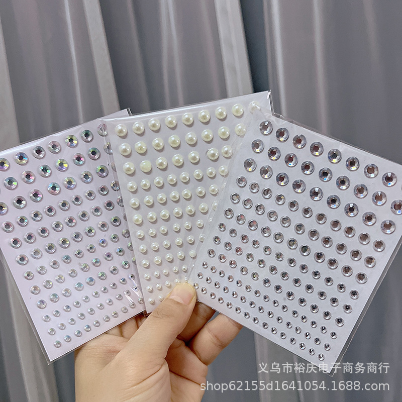 Miếng dán đính đá cho mắt, mặt, Body, Tóc dùng trang điểm