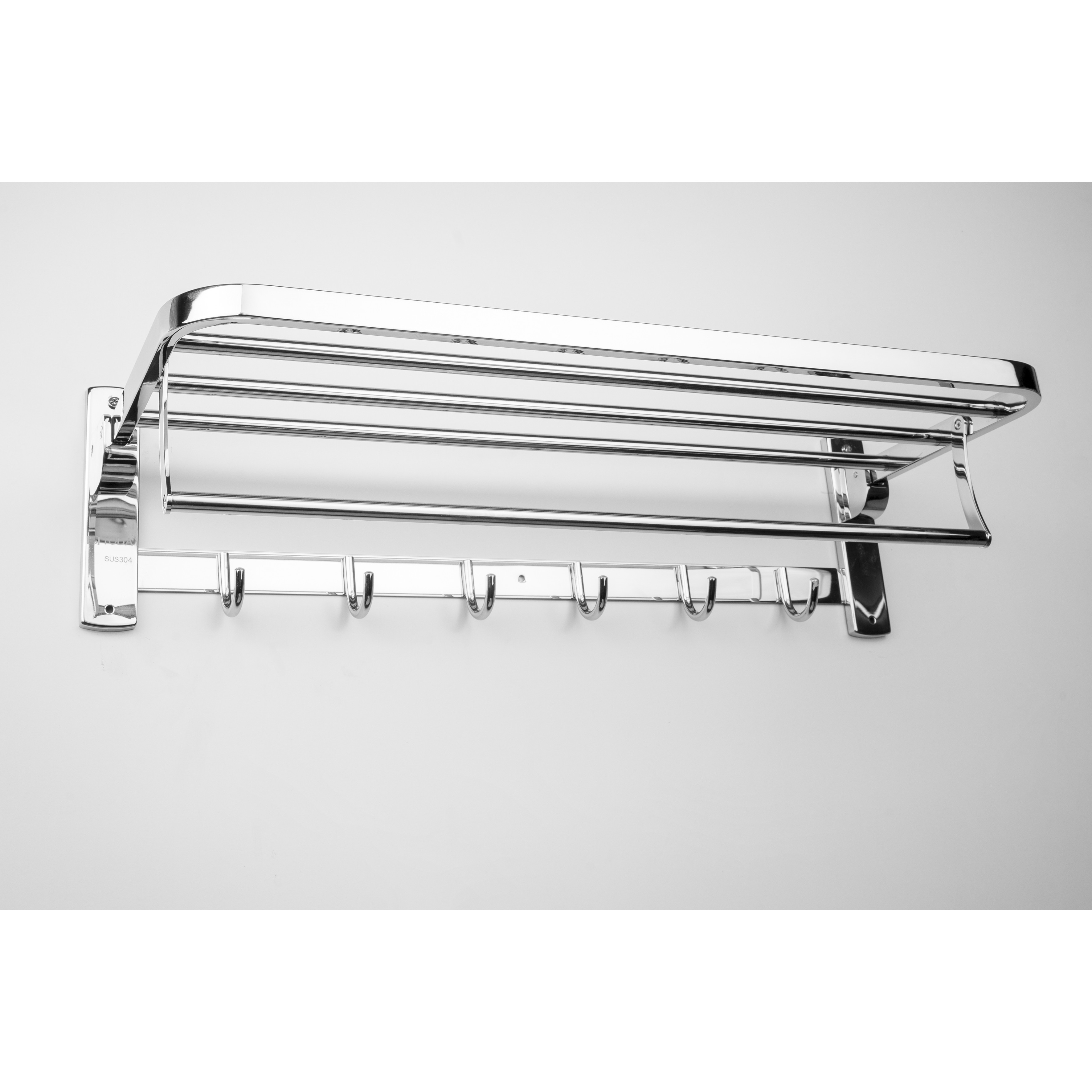Thanh vắt khăn 2 tầng phòng tắm inox sus304