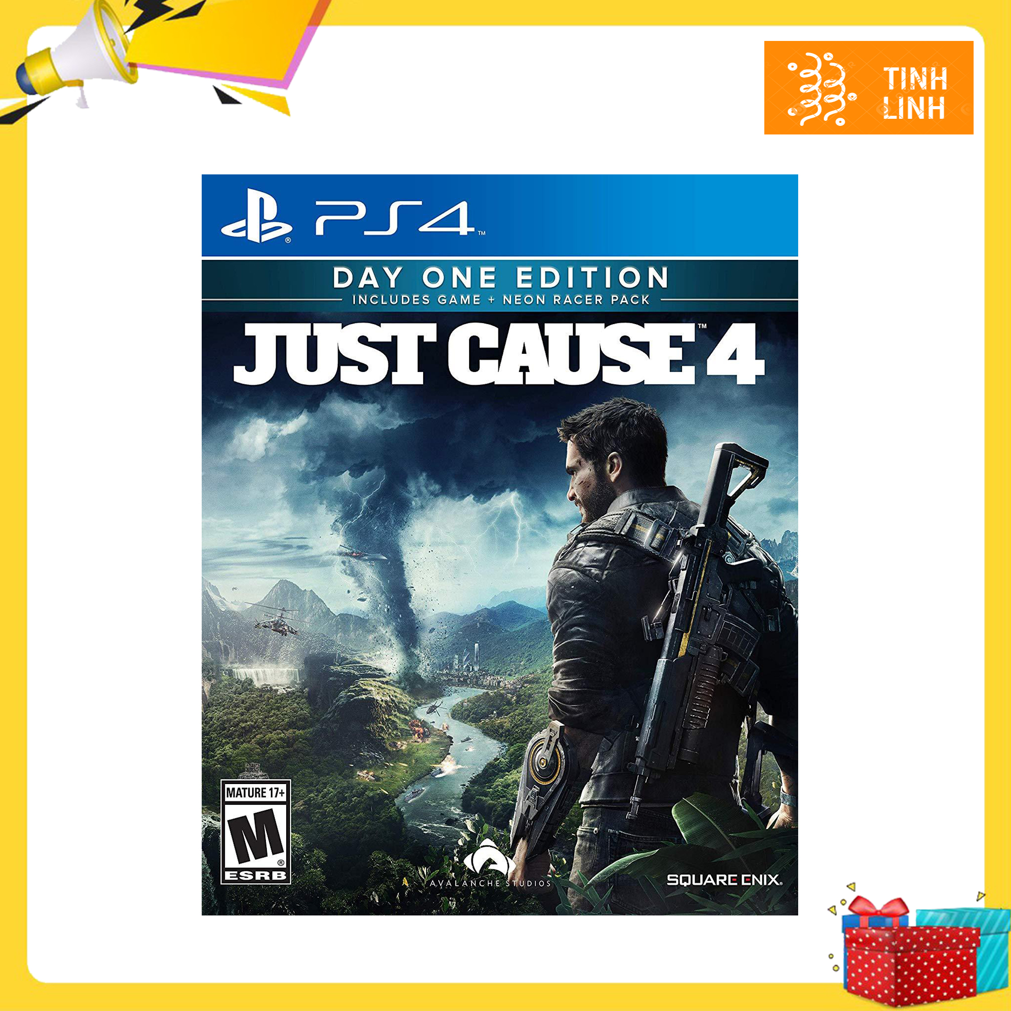 Đĩa game ps4 just cause 4 day one edition