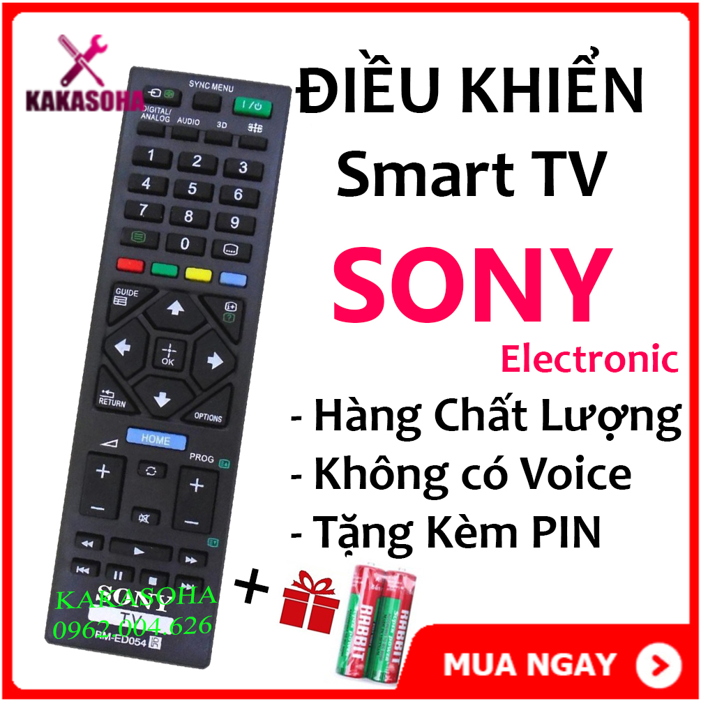 Điều Khiển Remote Tivi SONY Smart RM-L1275 Dài, remote tivi sony TX100P