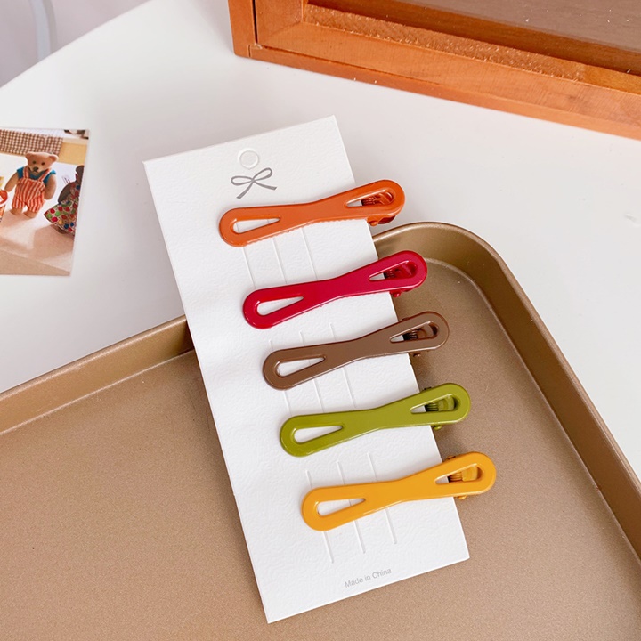 [HCM]Set Kẹp Mỏ Vịt Nhiều Kiểu Bảng Màu Morandi Nhiều Mẫu - Vani Store