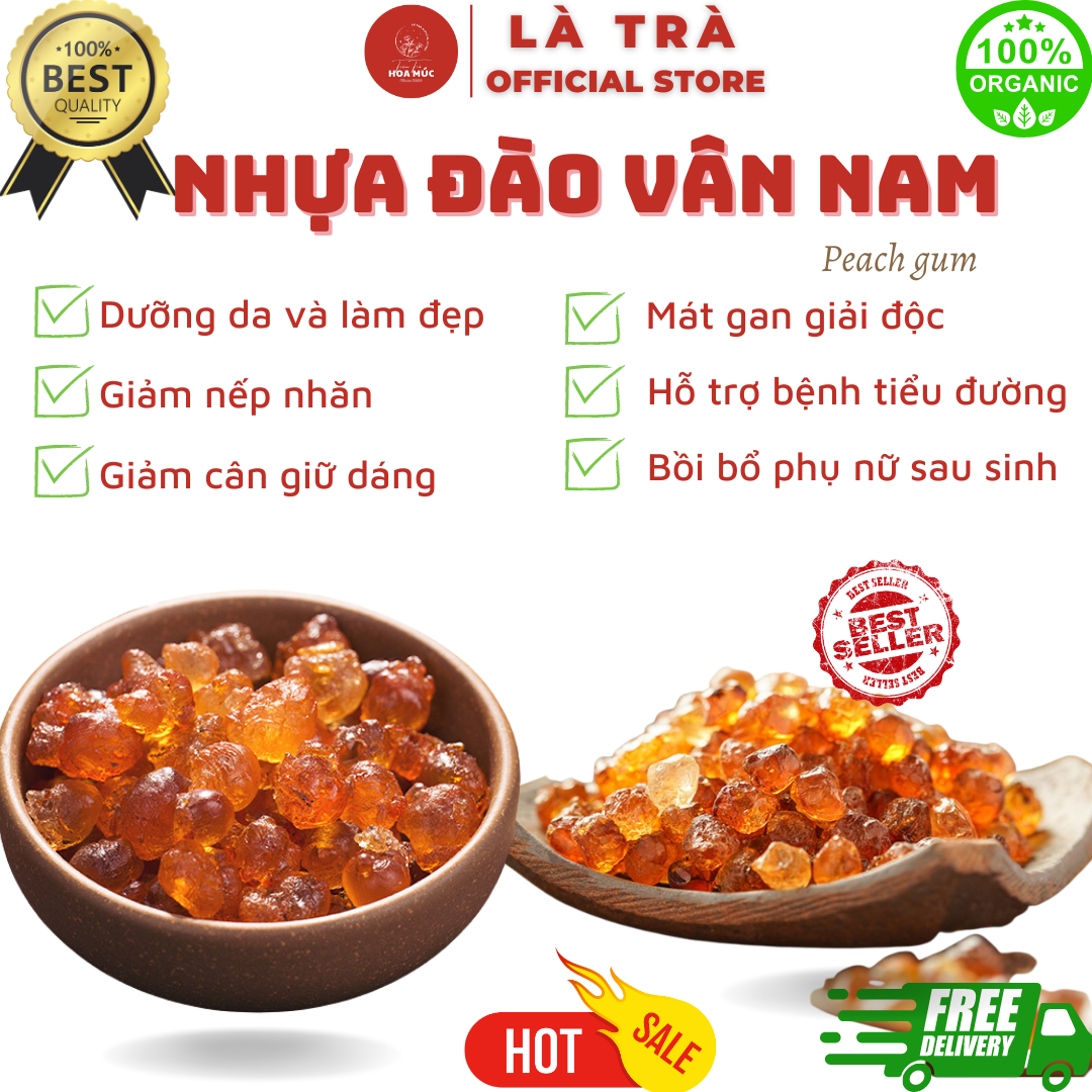 500gr nhựa đào vân nam loại 1 là trà freeship nguyên liệu chè dưỡng nhan