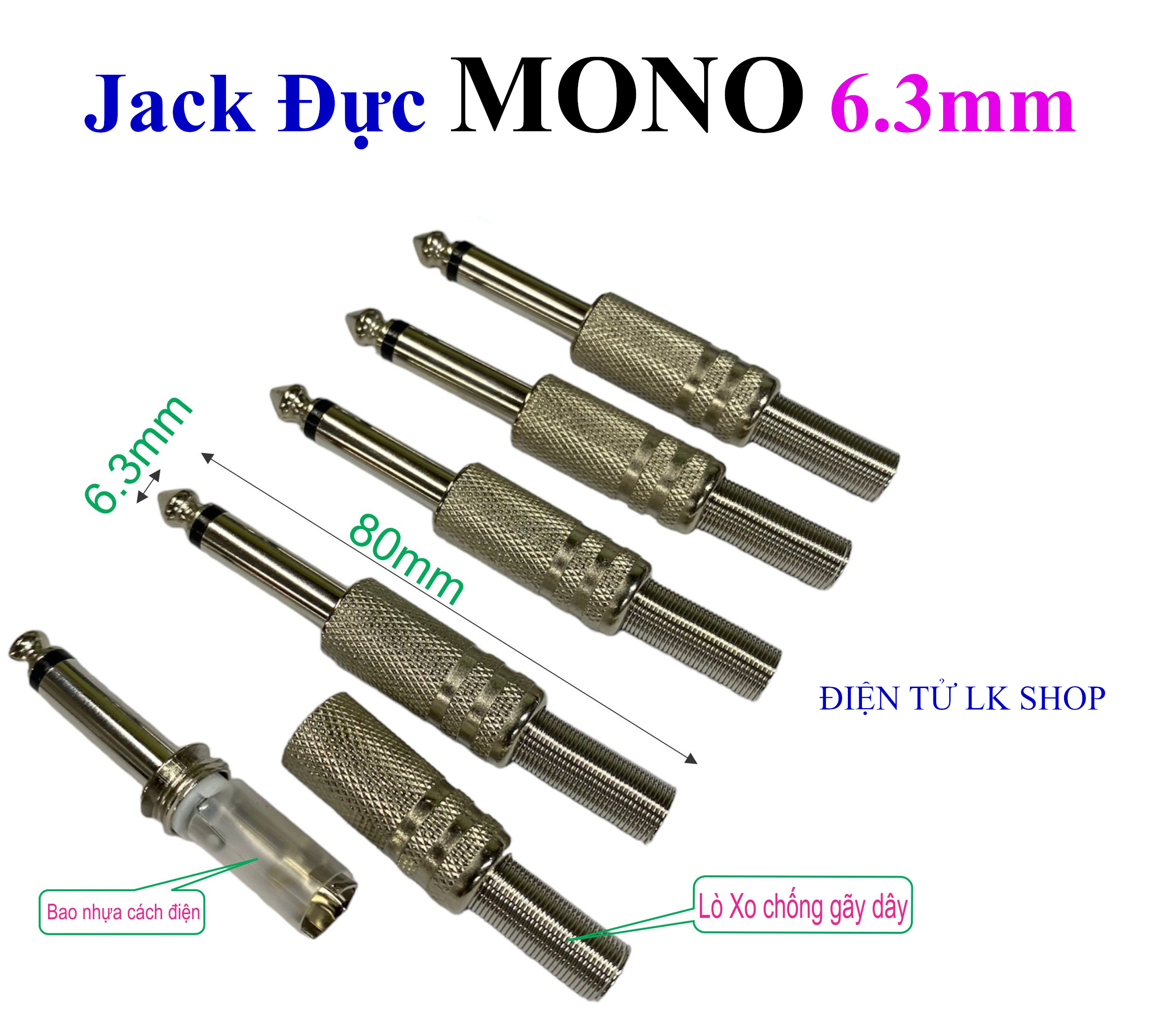 Jack mono 6 ly xi thường, - điện tử lk shop