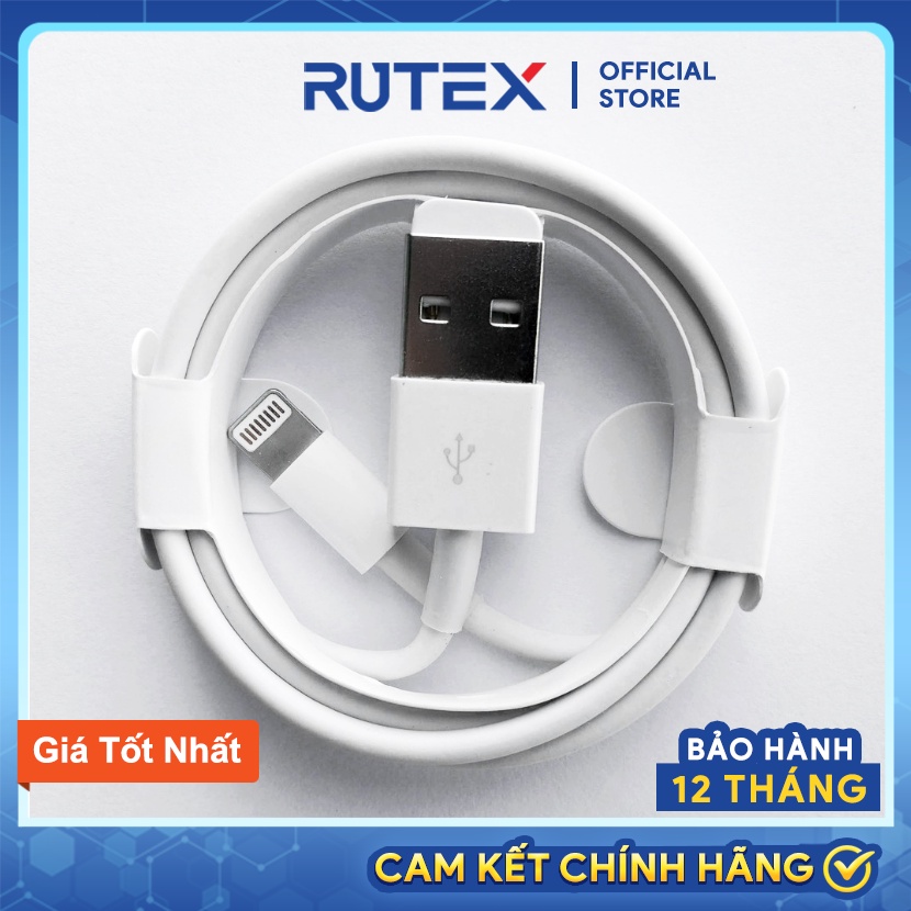 Dây sạc iphone ipad, cáp sạc foxconn 5 lõi siêu bền cho ip 5/6/7/8/x/11 dây dài 1m - bh 12 tháng