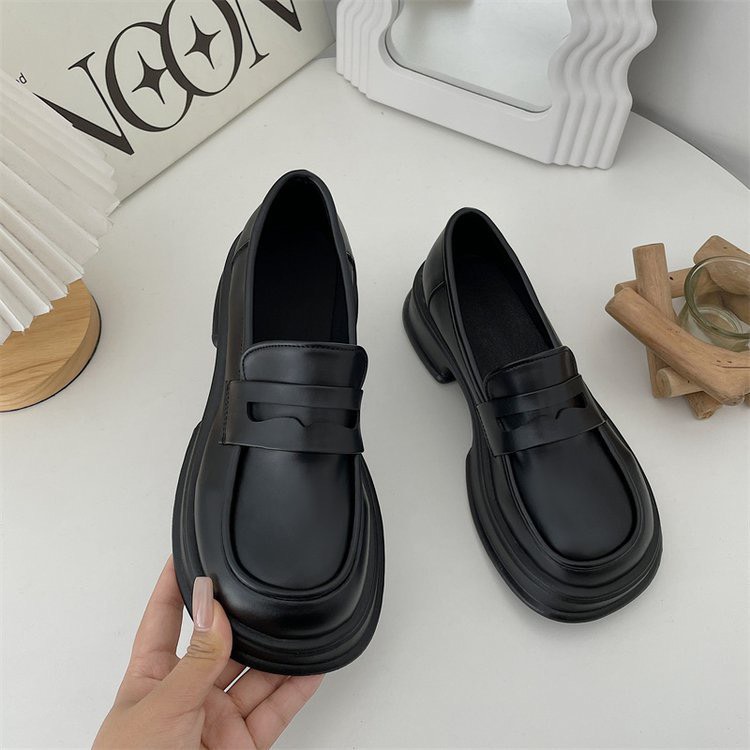 Bốt nữ oxford Minmin 4Cm kiểu dáng hàn quốc da mền