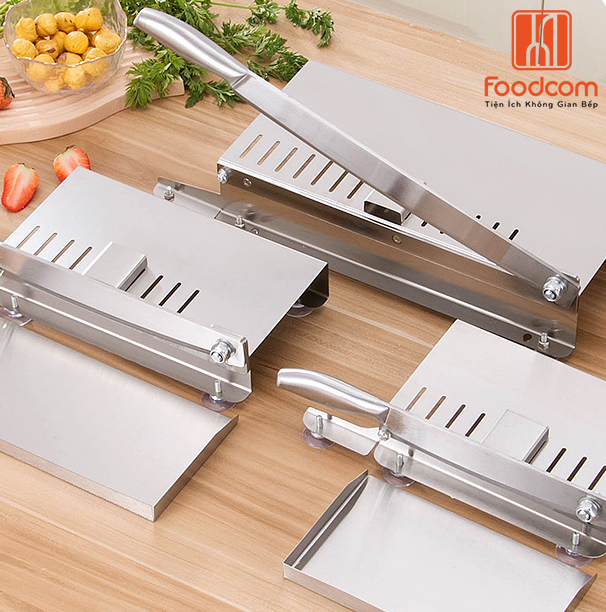 Dụng cụ cắt thịt gà , thái đông lạnh đa năng foodcom - made in việt nam