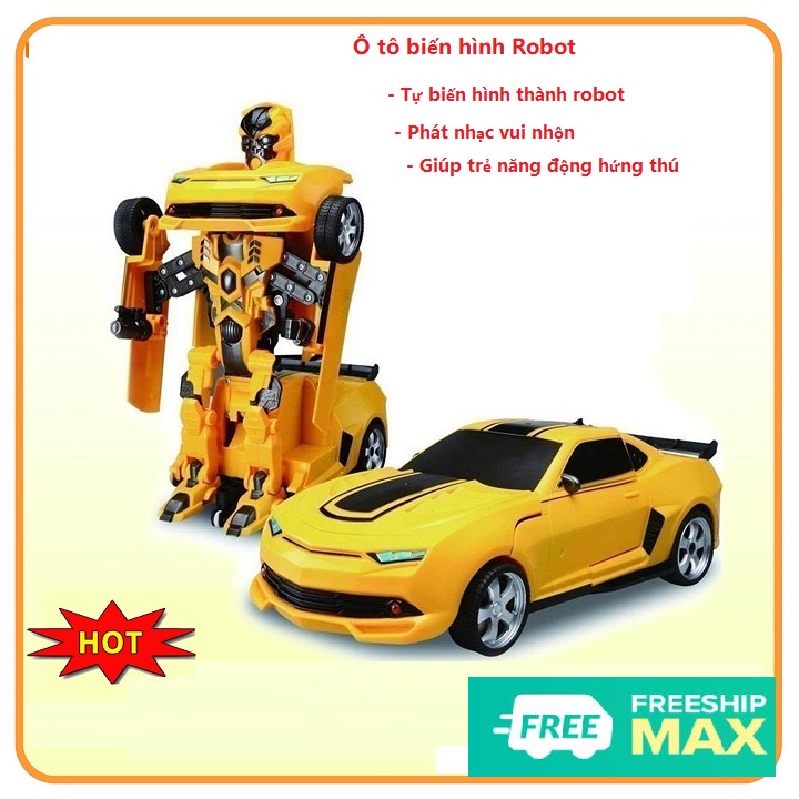 Đồ chơi siêu xe ô tô biến hình thành Robot BH-009