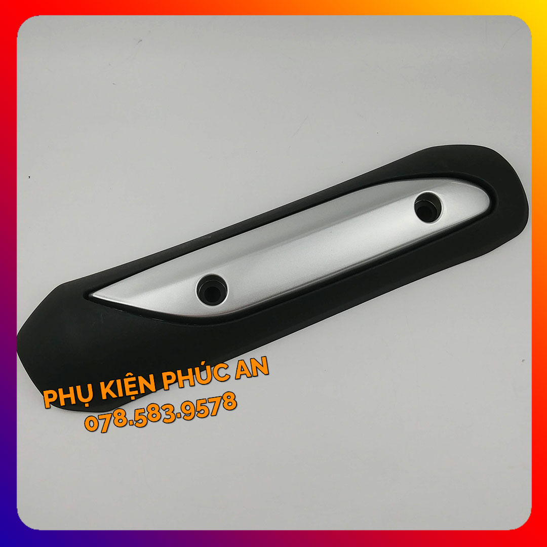 Ốp che ống pô xe Click 110 đời đầu gắn xe AB Airblade pát bô cách nhiệt xả các đời Air Blade từ 2007 đến nửa đầu 2022