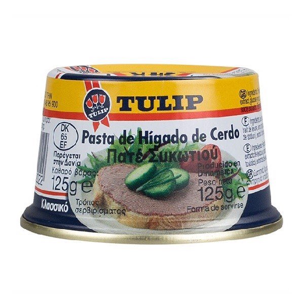Pate gan heo tulip 125gram - đan mạch