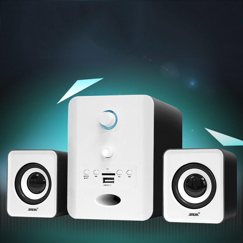 Loa máy tính, loa nghe nhạc, loa vi tính sada d-223 hỗ trợ bluetooth, usb, thẻ nhớ, jack 3.5 , có núm chỉnh âm lượng bass, treble, on/off - top 10 sản phẩm bán chạy nhất trên thị trường.