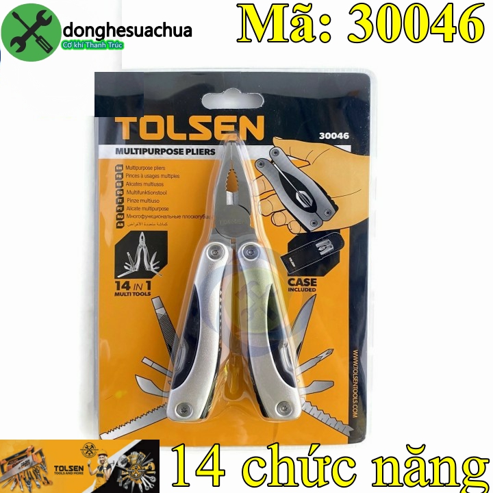 Kìm đa năng tolsen 30046 14 chức năng trong 1