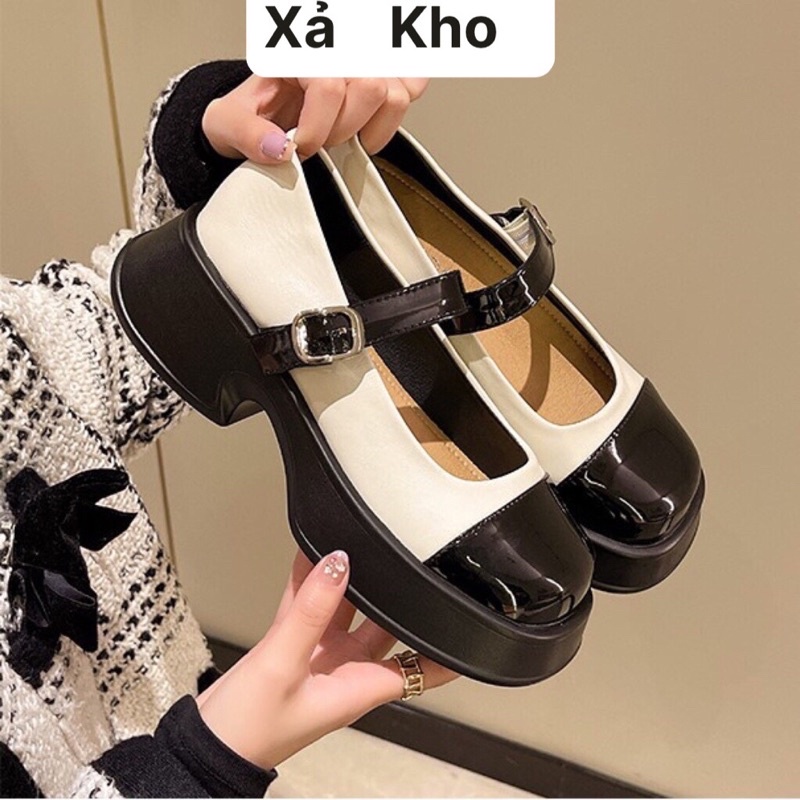 Giày búp bê nữ muĩ tròn da bò cao cấp MYSS – BB33 – Missxu Shop