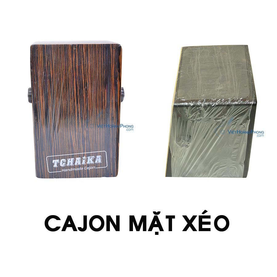 Trống cajon thái lan tchaika mặt xéo có chỉnh snare - happylive shop