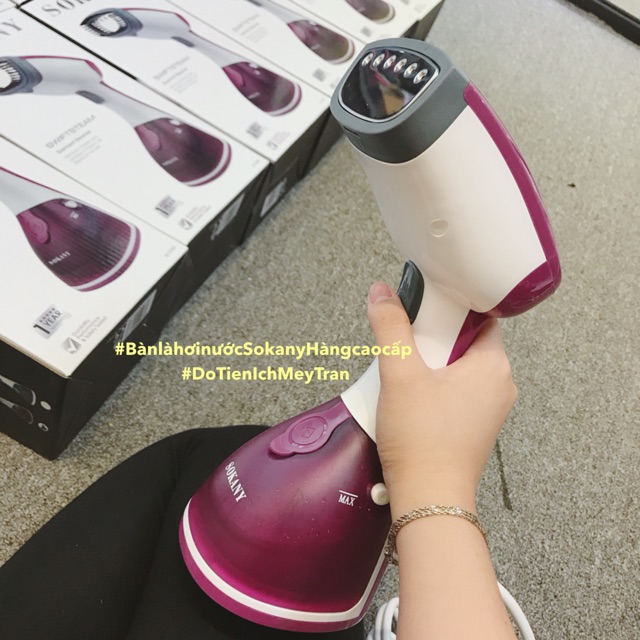 BÀN LÀ ỦI HƠI NƯỚC MEY TRAN GỌN NHẸ DỄ SỬ DỤNG - chính hãng SOKANY