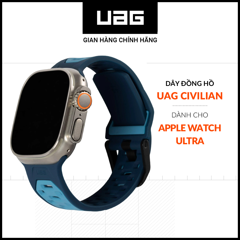 Dây Silicone UAG Civilian cho đồng hồ Apple Watch Ultra 2022