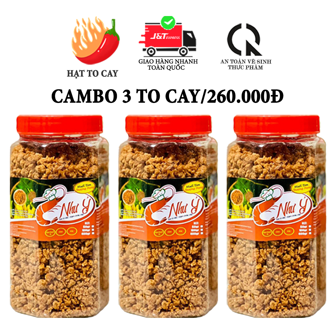 Cambo 3 hạt to cay - muối tôm như ý