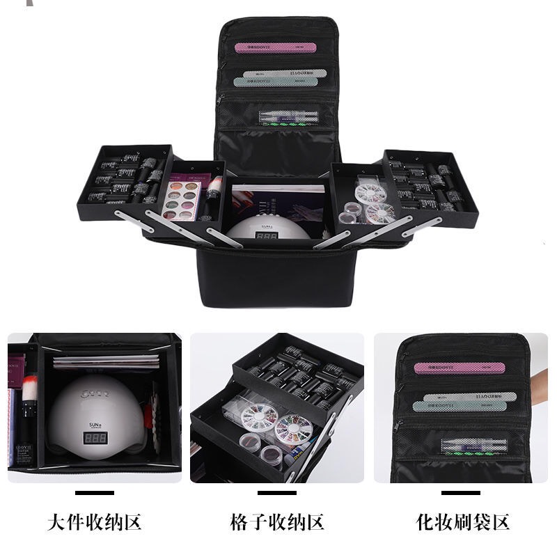 Cốp vải đựng đồ nail dụng cụ phun xăm mi và móng